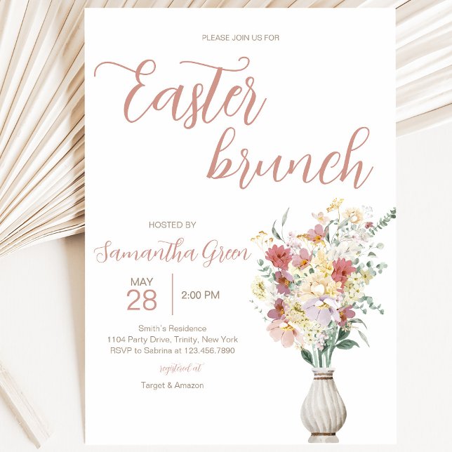Invitation Brunch de Pâques (Créateur téléchargé)