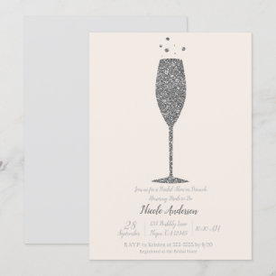 Invitation Brunch de Remise de Prix Bubbly Champagne