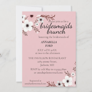 Invitation brunch des serveuses