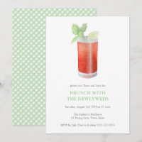 Brunch du lendemain de mariage Bloody Mary pour je