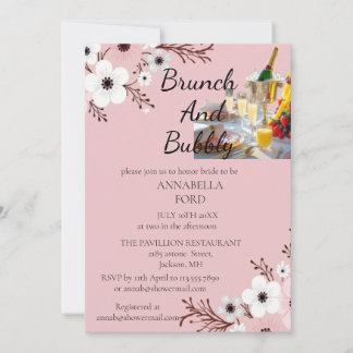 Invitation brunch et bulle