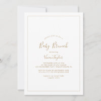 Brunch minimaliste Gold Baby