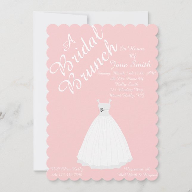 Invitation Brunch nuptial (Devant)