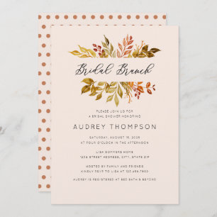 Invitation Brunch nuptial automne-automne-automne