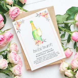 Invitation Brunch nuptial Champagne