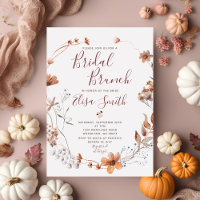 Brunch nuptial Fête des mariées d'automne Boho Fle