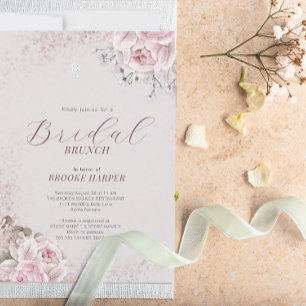 Invitation Brunch nuptial flou