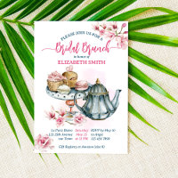 Brunch nuptial sucré collations thé pot nuptiale d