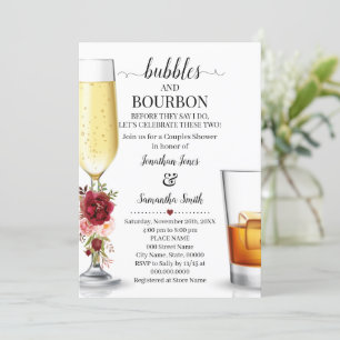Invitation Bubbbles & Borboun avant de faire fiançailles mars