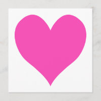 Bubblegum rose mignon forme coeur
