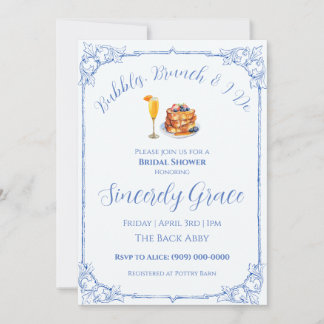 Invitation Bubbles, Brunch & I Do