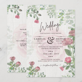 Invitation Budget All-in-1 Roses Roses Roses Roses Roses Rose