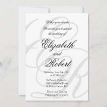 Budget Chic Minimaliste Monogramme QR code Mariage