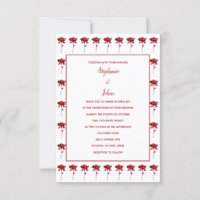 Budget Floral Rose Patterns Terracotta Mariage