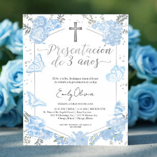 Invitation Budget Présentation 3 ans Espagnol