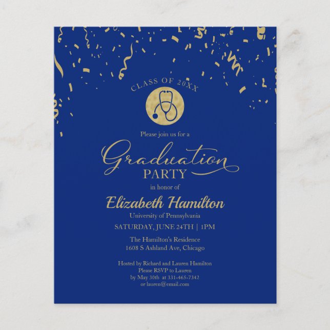 Invitation budgétaire École de soins infirmiers Gr (Devant)