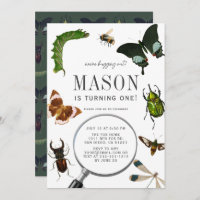 Bugs & Insectes Vintage Garçon 1er anniversaire