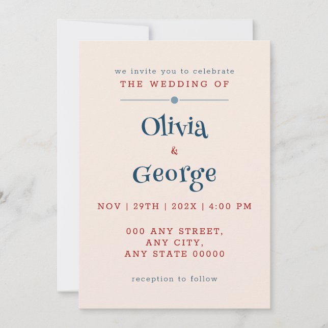 Invitation Bulles de l'amour : Mariage de conte fée simple (Devant)