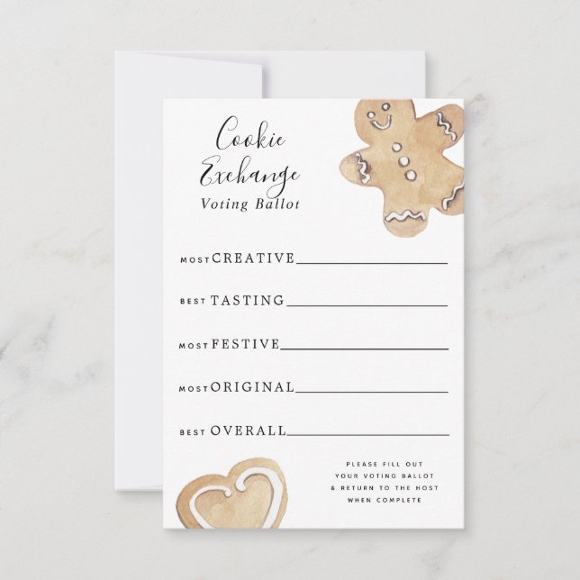 Invitation Bulletin de vote Exchange Cookie (Devant)