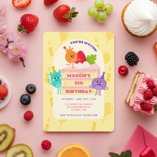 Invitation Bumble Nums Gâteau Anniversaire