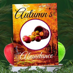 Invitation "Bumper Apple Harvest Merci"