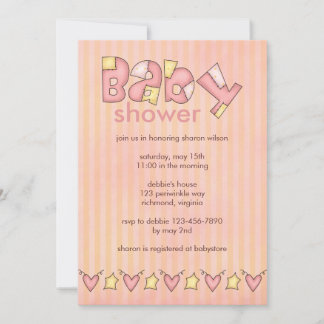 Invitation Bundle of Joy :: Rose :Invitation Baby shower