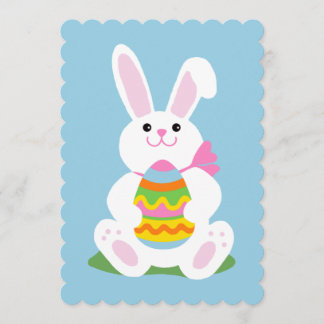 Invitation Bunny de Pâques ~ Chasse aux oeufs