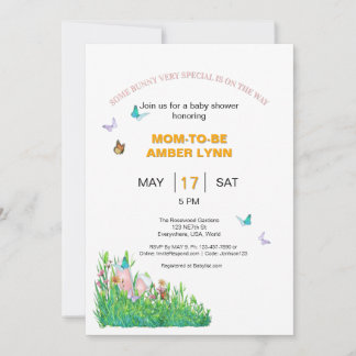 Invitation Bunny Theme Party