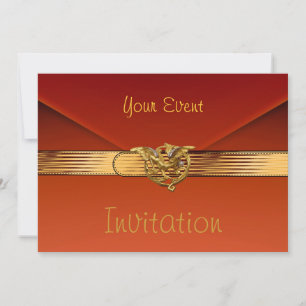 Invitation Burange Velvet Bijoux Clutch or