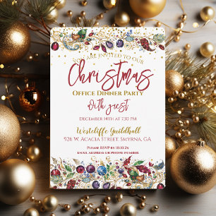 Invitation Bureau de l'entreprise Noël