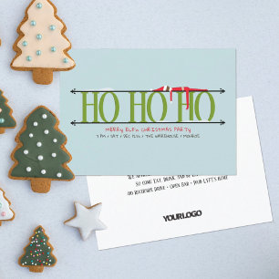 Invitation Bureau de Noël Elf Shenanigans