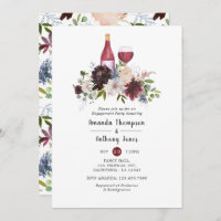 Burgundy et Blush Wine Tasting Party