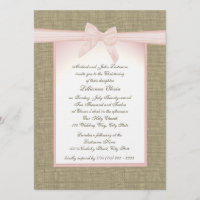 Burlap Baby Rose Christening