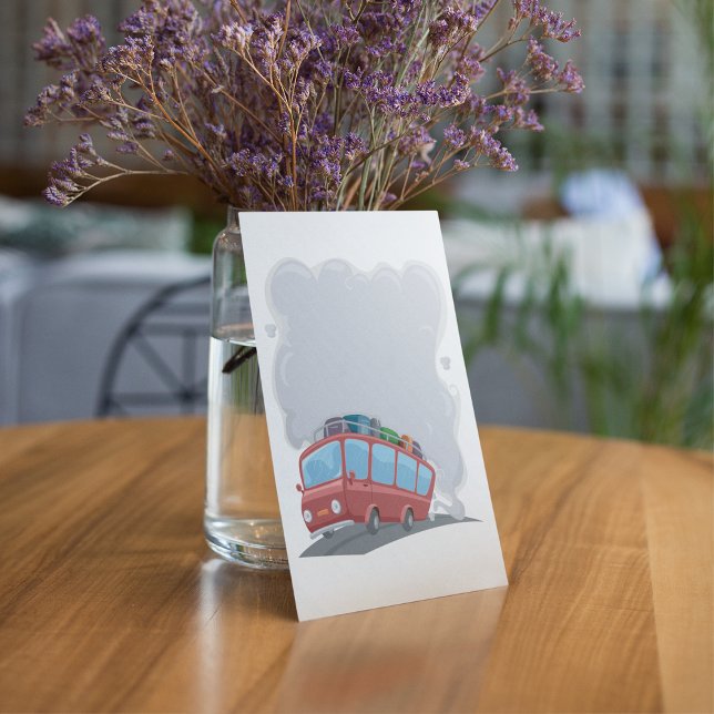Invitation Bus de voyage crachant de la fumée (Créateur téléchargé)