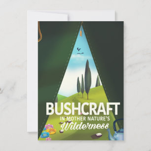 Invitation Bushcraft 'Visitez la nature de Mère'