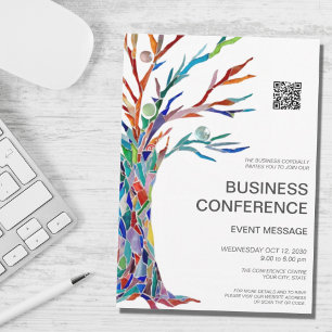 Invitation Business Conference Event QR Code