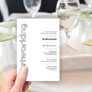 Invitation Business Corporate Tech Network Événements minimau