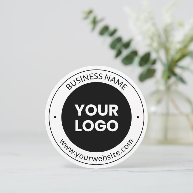 Invitation Business Name & Website ou Slogan, Merci Etc. (Debout devant)