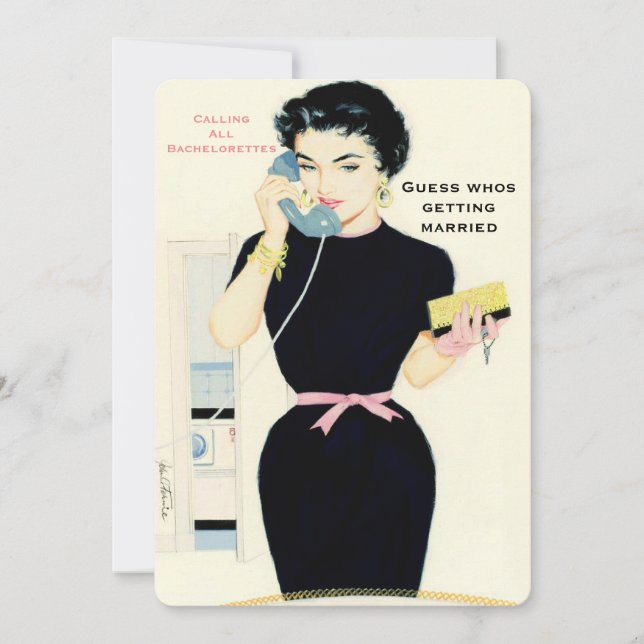 Invitation Bussip rétro amusant (Devant)