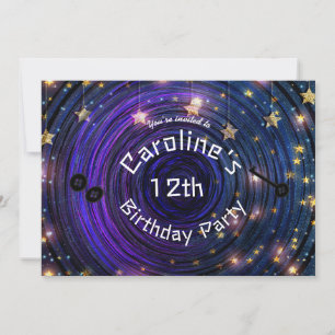 Invitation Button Eyes & Skeleton Key Autre Monde Fête
