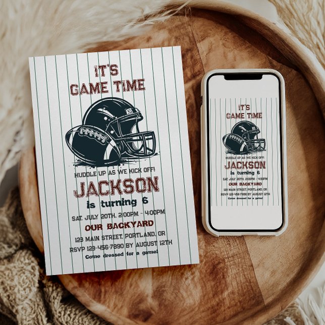 Invitation C’est l’heure du jeu ! Lancement des enfants d'ann (Créateur téléchargé)