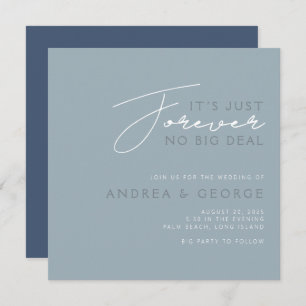 Invitation C’est pour toujours pas de Big Deal Mariage Décont