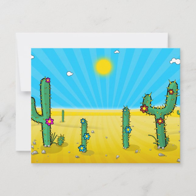Invitation Cactus! (Devant)