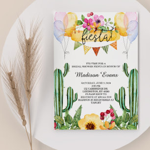 Invitation Cactus et Fête des mariées florale Fiesta Invitati