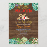 Cactus Fiesta Baby Muchacho Baby shower