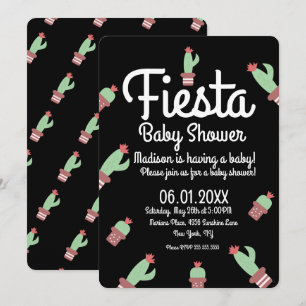 Invitation Cactus Fiesta Mix Répéter Baby Shower