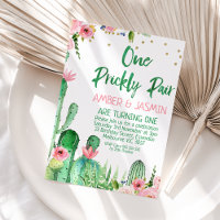 Cactus Floral Rose Un Prickly Pair Anniversaire