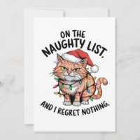 Cadeau Amoureux des chats Sur La Liste Des Méchant