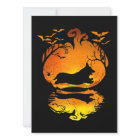 Cadeau Chien | Corgi Silhouette Citrouille Hallowe