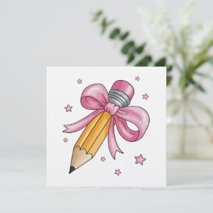 Invitation Cadeau d'appréciation de la vie d'enseignement au 